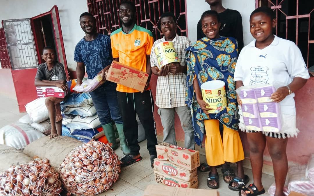 Más de 2.700 kg de alimentos para los niños y niñas de las casas de acogida de Camerún